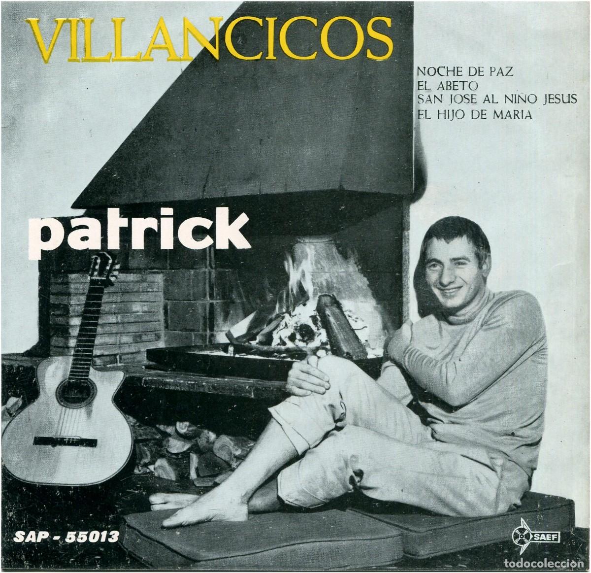 Discos de vinilo: Patrick Jaque &ndash; Villancicos- EP Spain 1960 - Saef SAP-55013 - VG+/EX