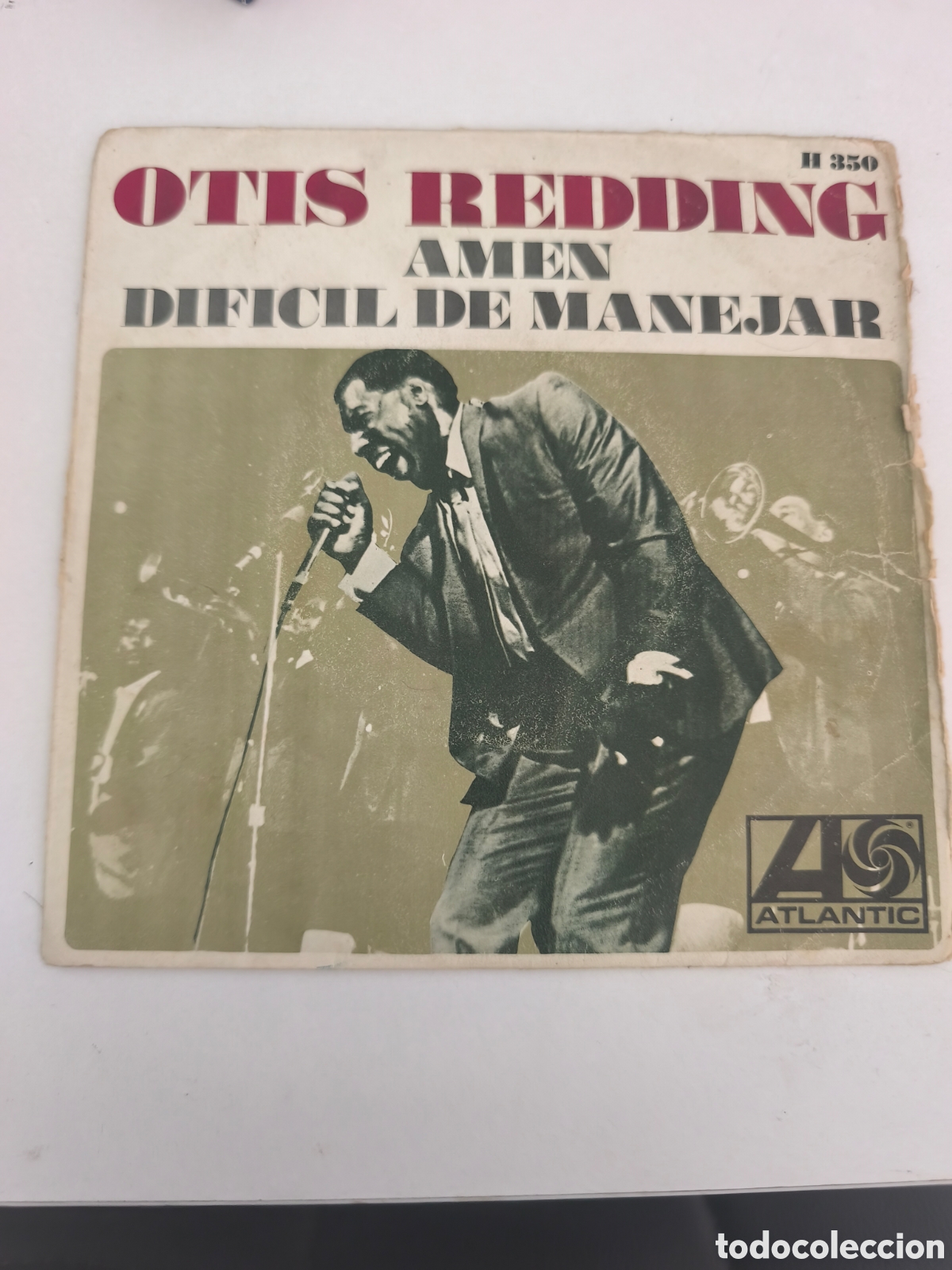 Discos de vinilo: Single otis redding, amen dif&iacute;cil de manejar