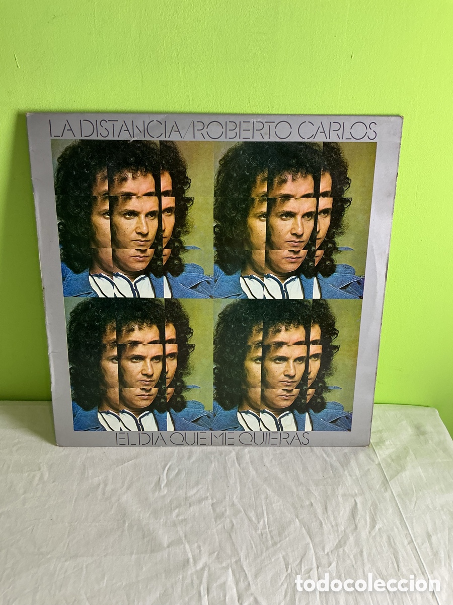 Discos de vinilo: Roberto Carlos &ndash; La distancia / El d&iacute;a que me quieras. LP CBS