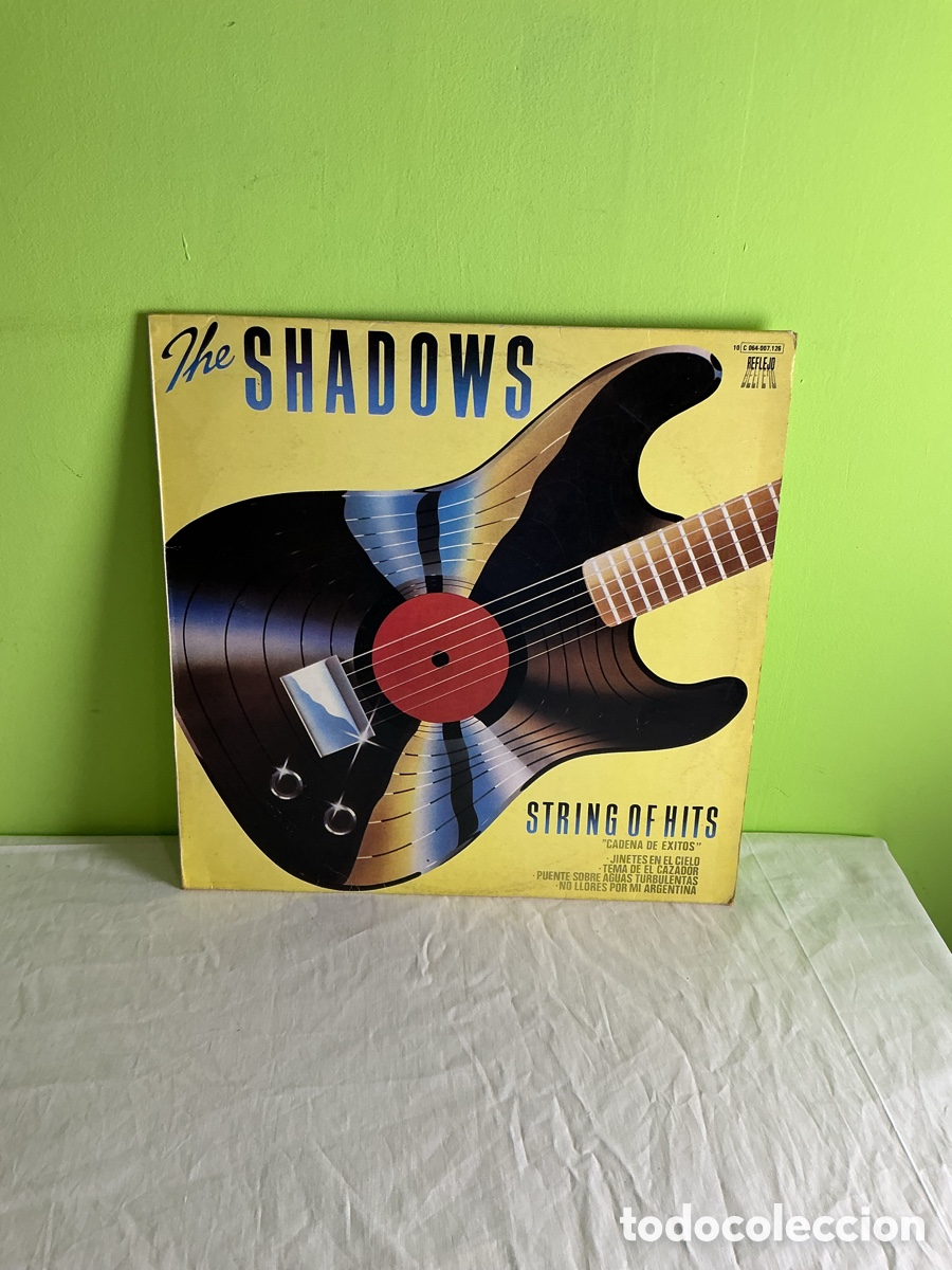 Discos de vinilo: The Shadows &ndash; String of Hits. LP espa&ntilde;ol Reflejo, 1979