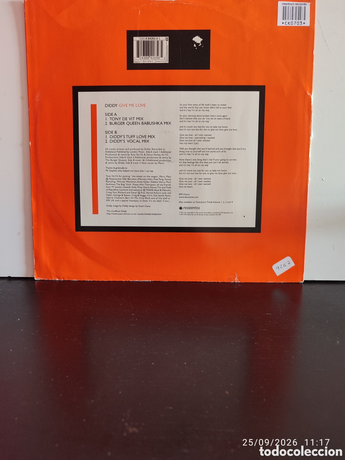 Discos de vinilo: Disco de vinilo CK0703 - Foto 2