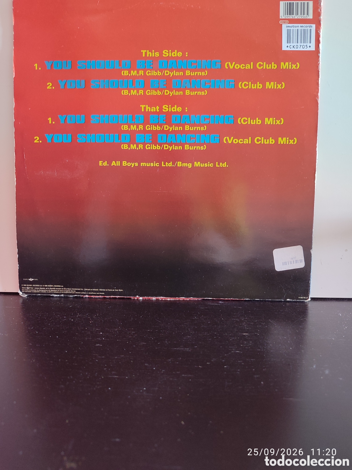 Discos de vinilo: Disco de vinilo CK0705 - Foto 2