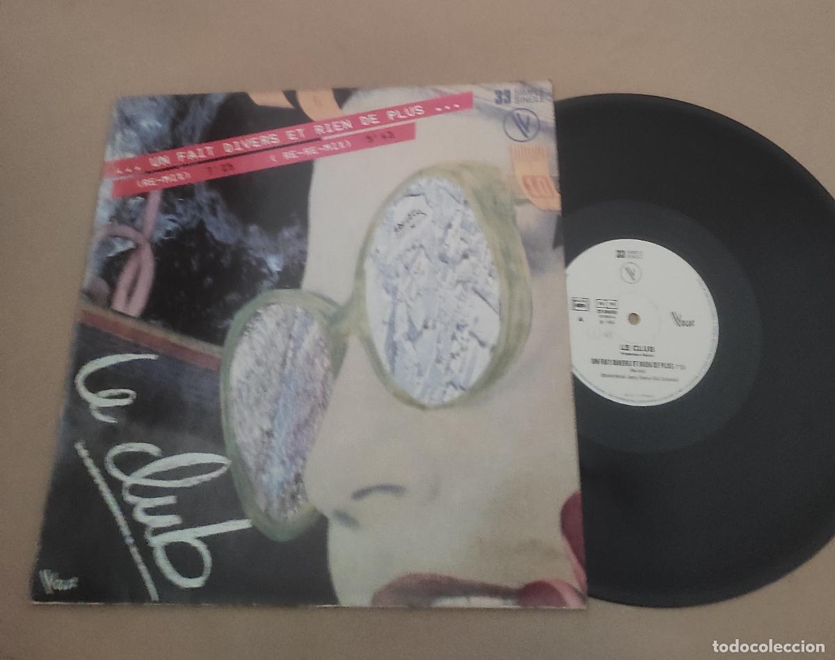 Discos de vinilo: Le Club &lrm;&ndash; ... Un Fait Divers Et Rien De Plus ..MAXI- Electronic, Funk / Soul Synth-pop