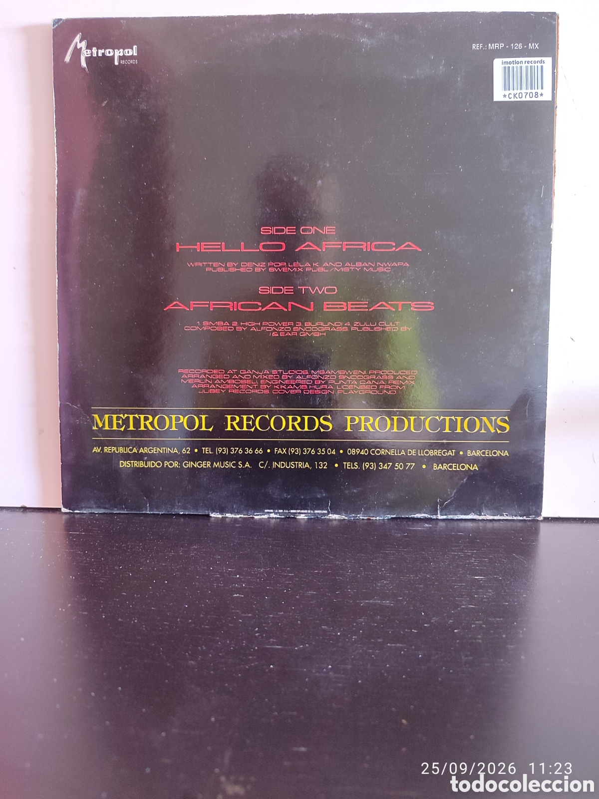 Discos de vinilo: Disco de vinilo C0708K - Foto 2