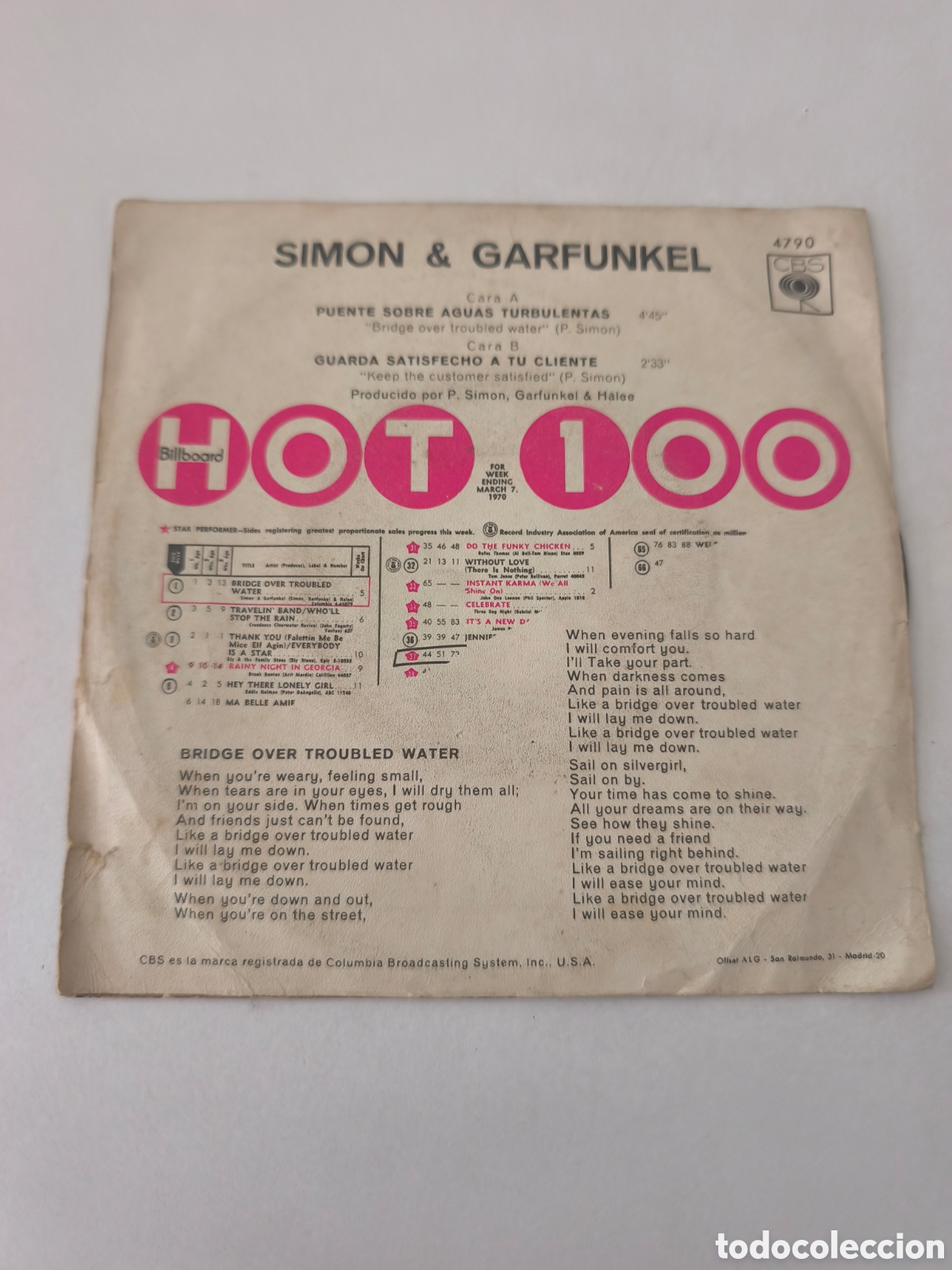 Discos de vinilo: Simon & garfunkel espa&ntilde;ol - Foto 2