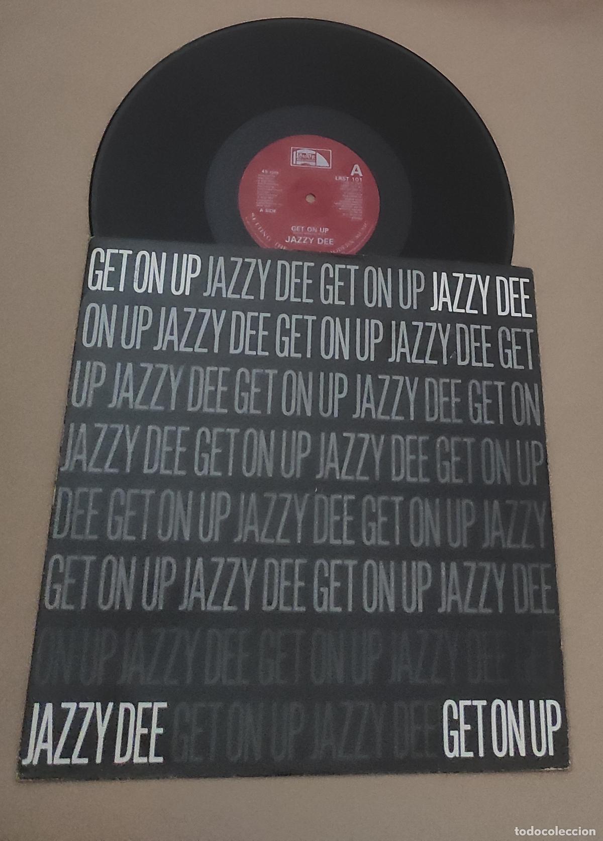 Discos de vinilo: Jazzy Dee &lrm;&ndash; Get On Up-MAXI-FUNK SOUL DISCO- EDICION INGLESA-