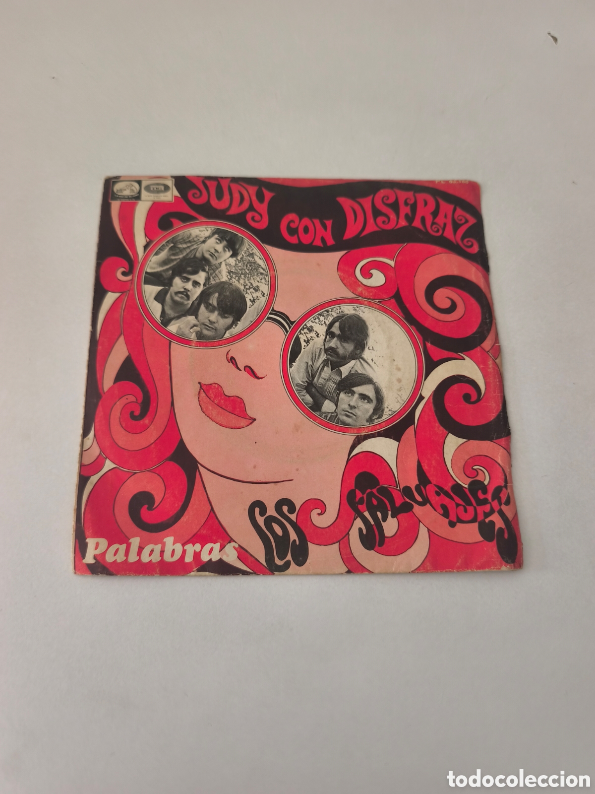 Discos de vinilo: Los salvajes, Judy con disfraz y palabras