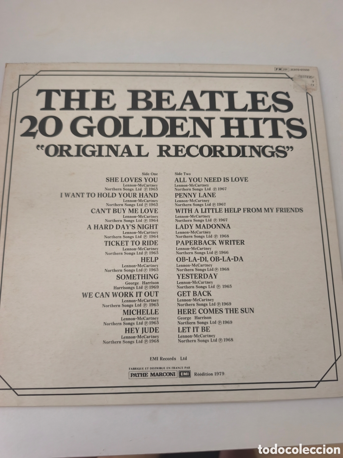 Discos de vinilo: The beatles 20 golden hits - Foto 2
