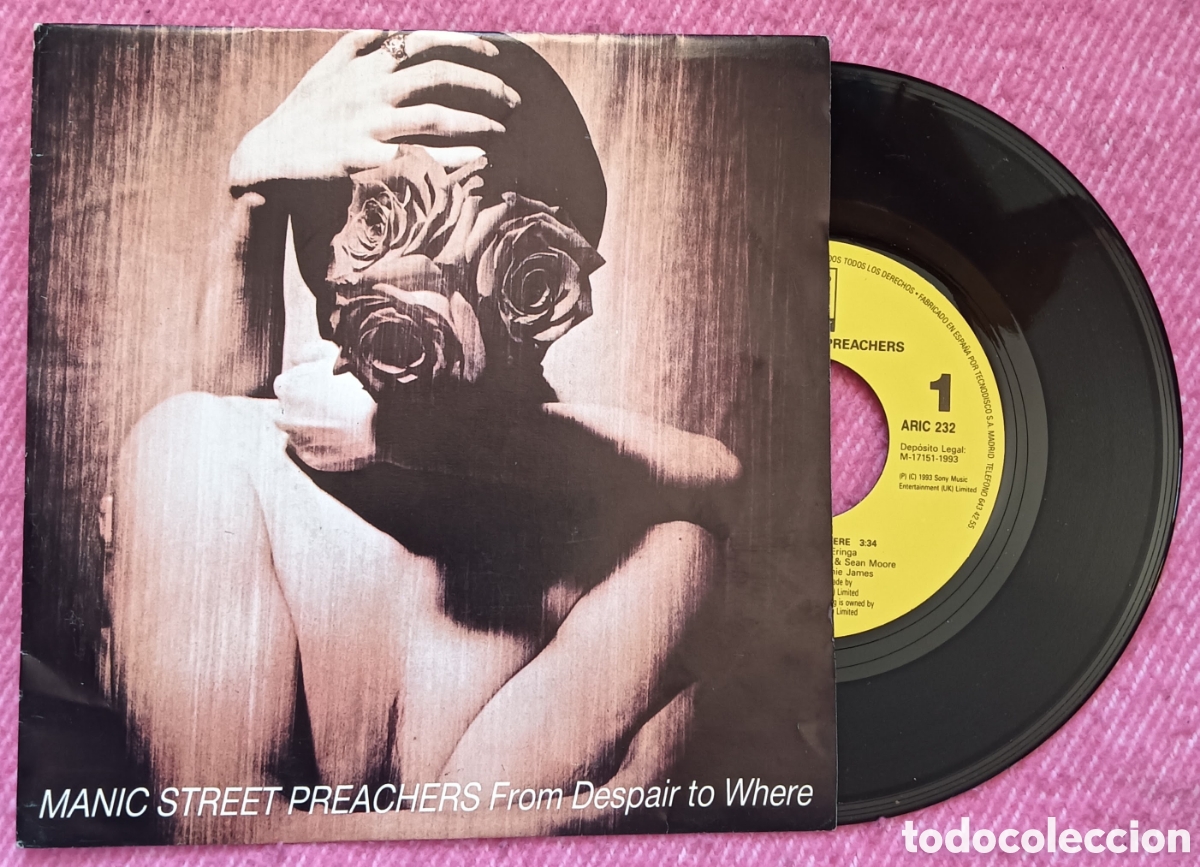 Discos de vinilo: 7&rdquo; Promo MANIC STREET PREACHERS - From Despair to Where - ONE SIDED (VG+/VG+)