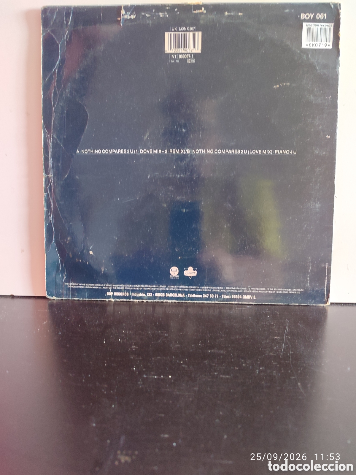 Discos de vinilo: MXM &ndash; Nothing Compares 2 U - Foto 2