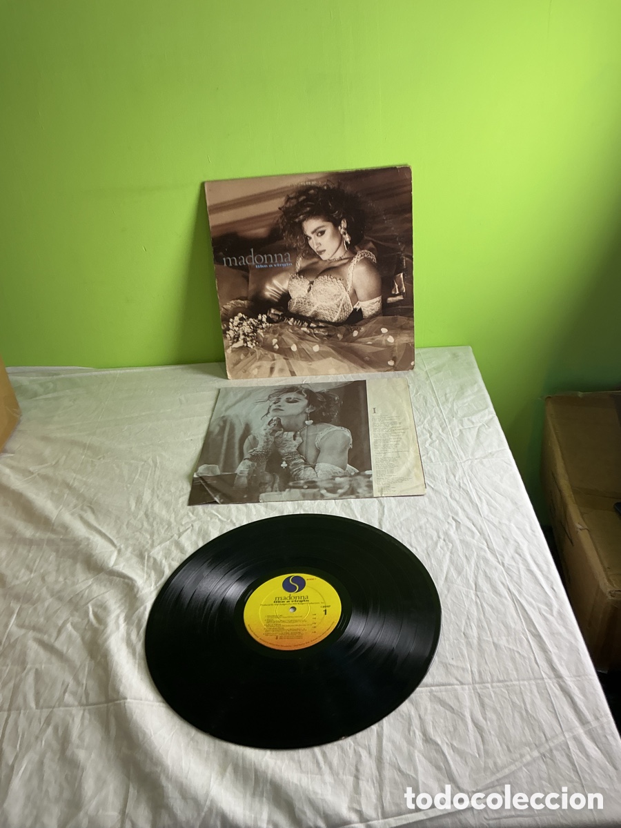 Discos de vinilo: Madonna &ndash; Like a Virgin. LP con funda interior ilustrada - Foto 2