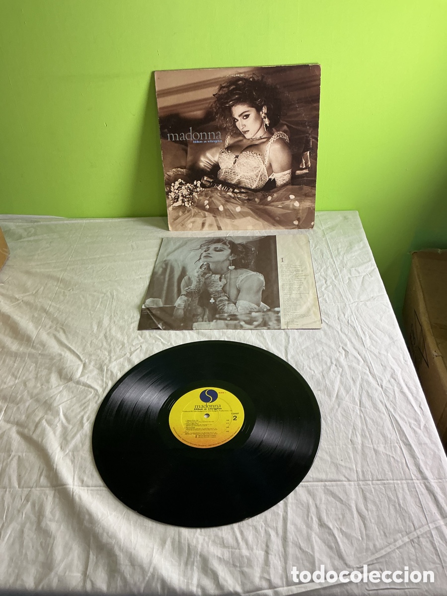 Discos de vinilo: Madonna &ndash; Like a Virgin. LP con funda interior ilustrada - Foto 6