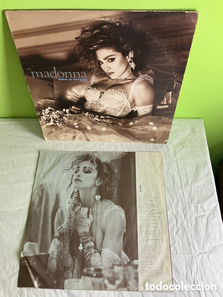 Discos de vinilo: Madonna &ndash; Like a Virgin. LP con funda interior ilustrada - Foto 8