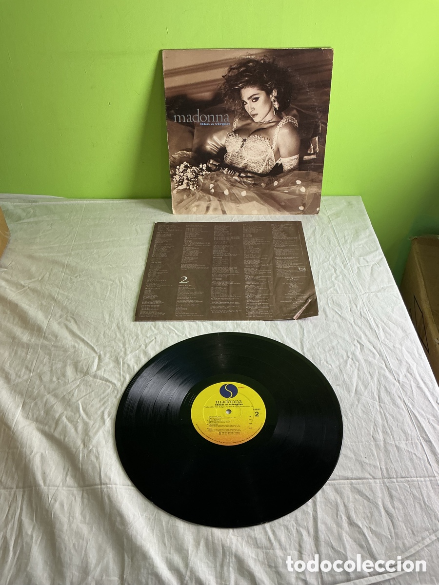 Discos de vinilo: Madonna &ndash; Like a Virgin. LP con funda interior ilustrada - Foto 9