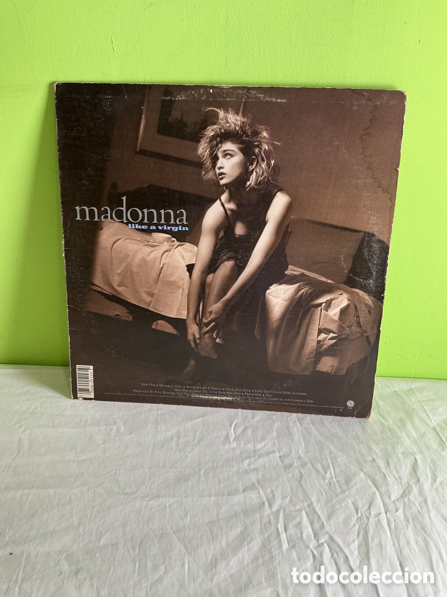 Discos de vinilo: Madonna &ndash; Like a Virgin. LP con funda interior ilustrada - Foto 12