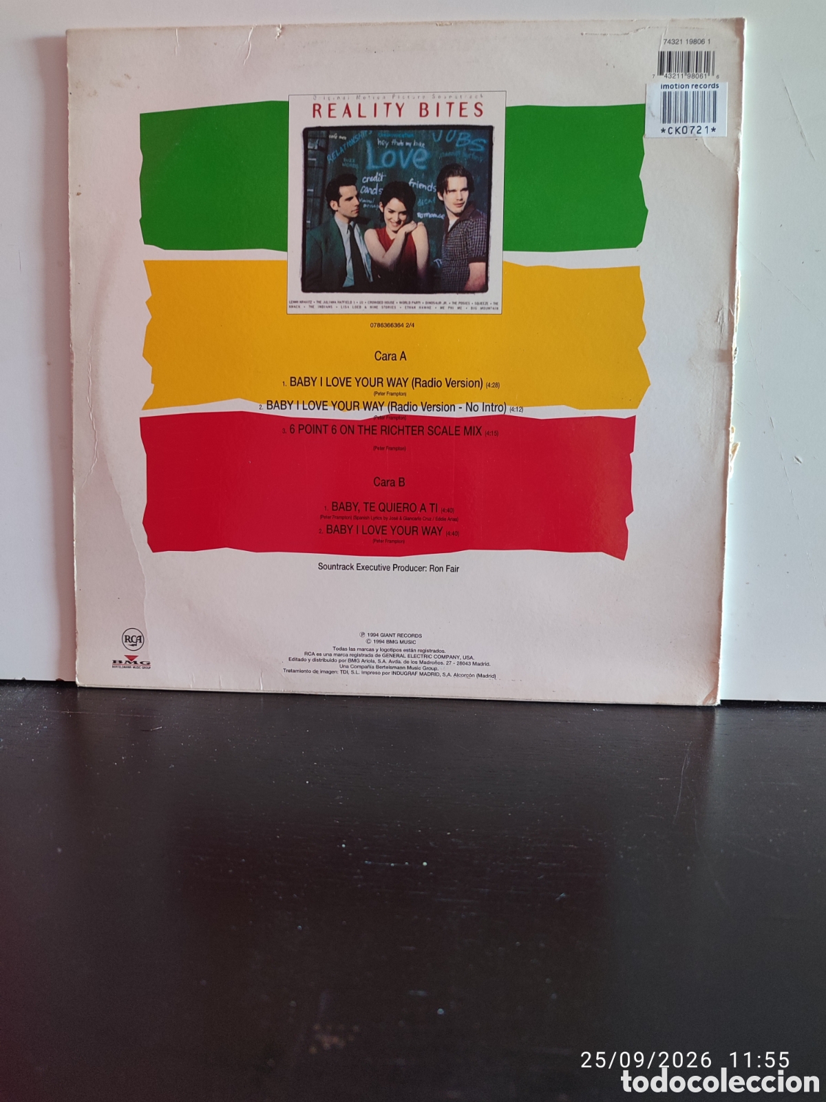 Discos de vinilo: Disco de vinilo CK0721 - Foto 2