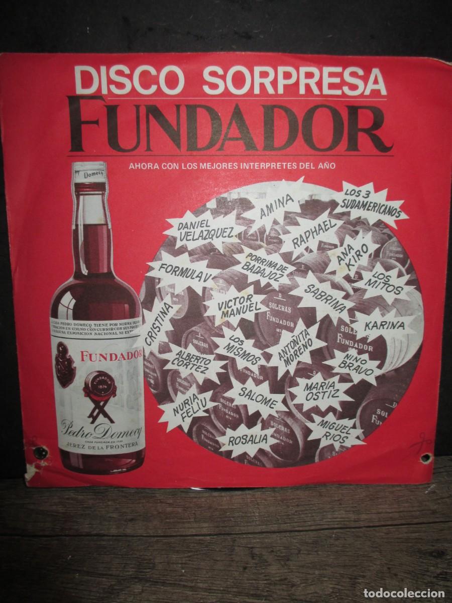 Dischi in vinile: 953- Vinilo EP 7&rdquo; Daniel Vel&aacute;zquez - Disco Sorpresa Fundador (1970) Muy buen estado
