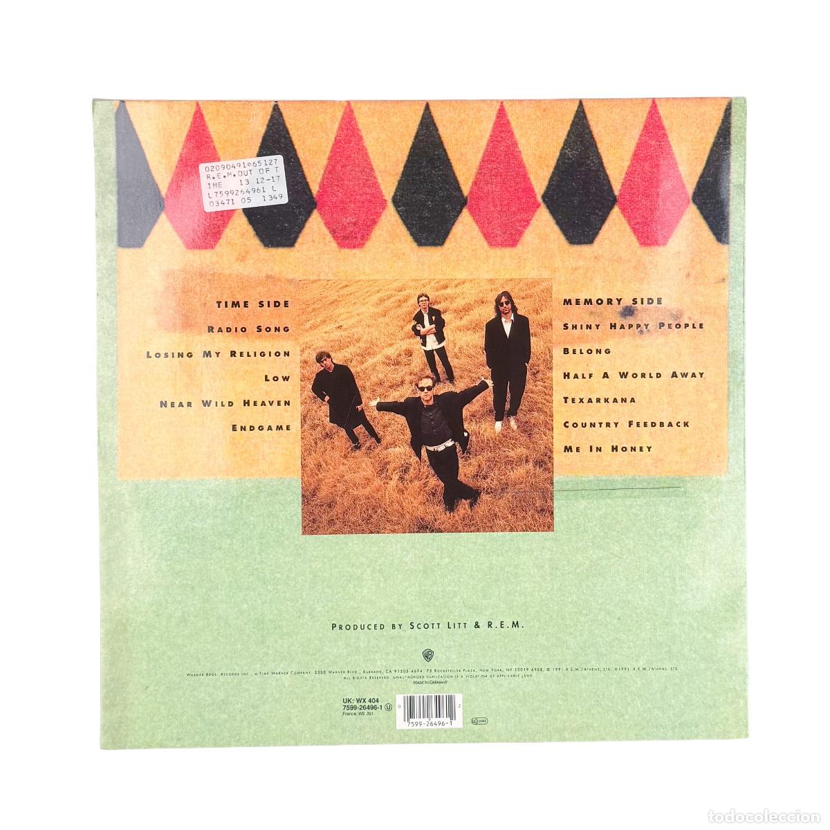 Discos de vinilo: LP. R.E.M.. Out Of Time (G+/VG+) - Foto 2