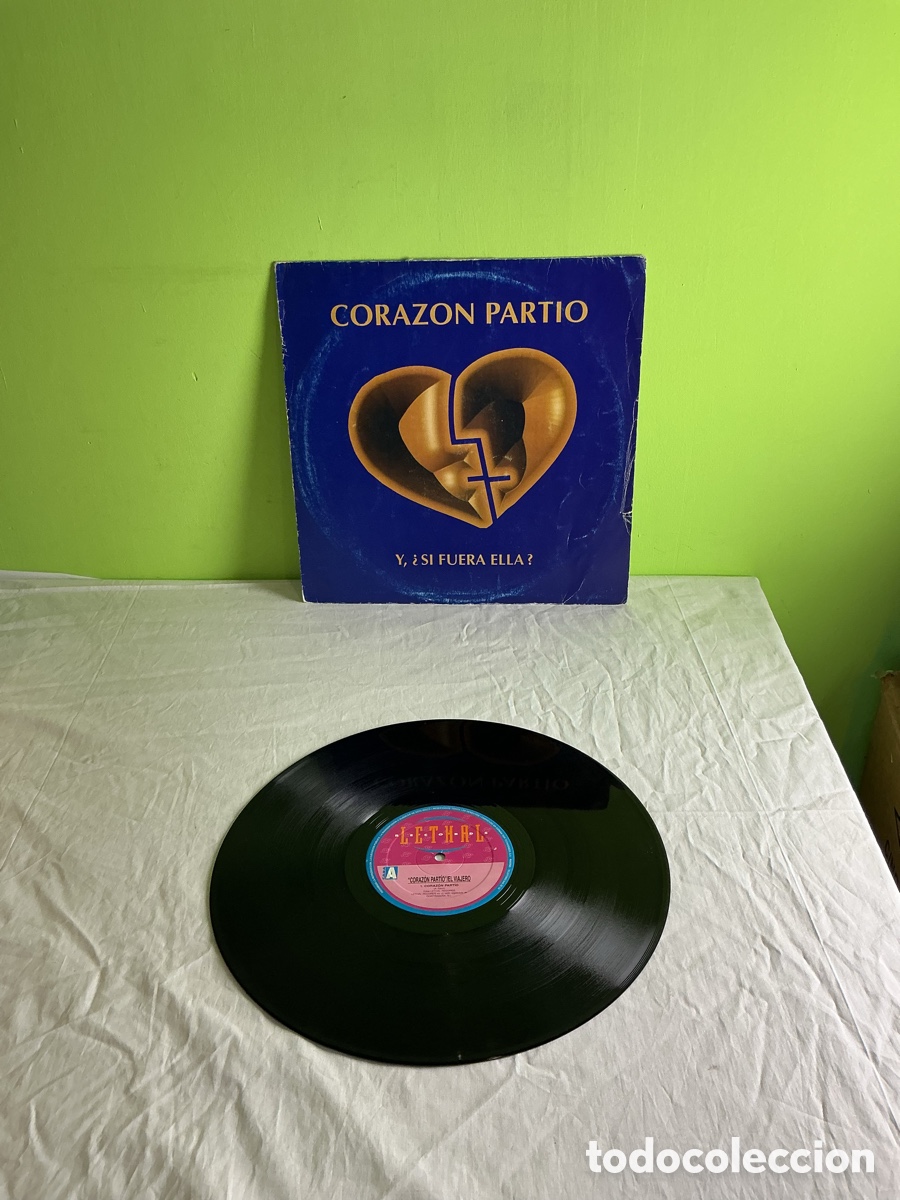 Discos de vinilo: Coraz&oacute;n Part&iacute;o / Y, &iquest;si fuera ella? &ndash; Maxi vinilo Lethal - Foto 2