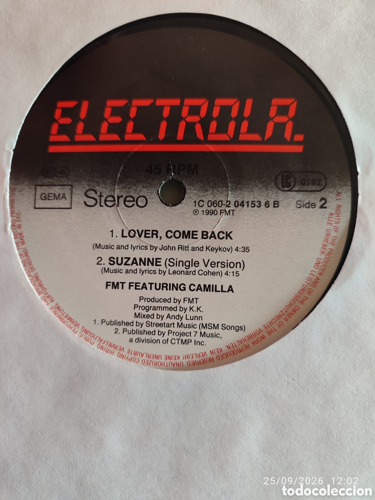 Discos de vinilo: Disco de vinilo CK0727 - Foto 2
