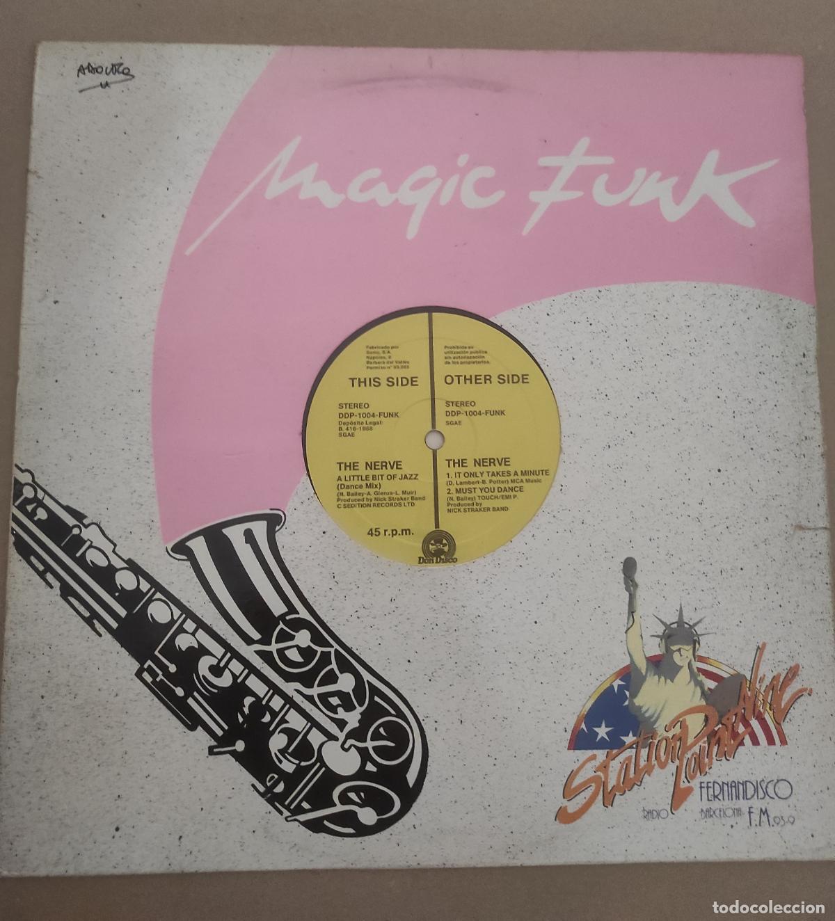 Discos de vinilo: The Nerve &ndash; A Little Bit Of Jazz-MAXI-ESPA&Ntilde;A-FUNK SOUL DISCO-