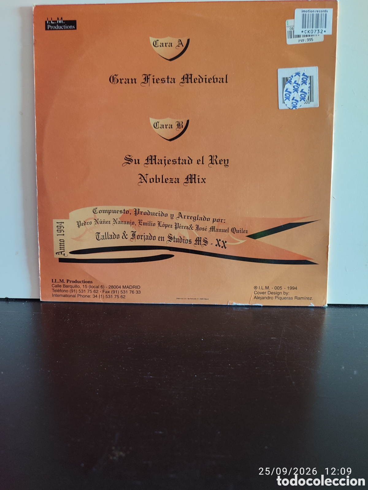 Discos de vinilo: MS-XX &ndash; Gran Fiesta Medieval - Foto 2