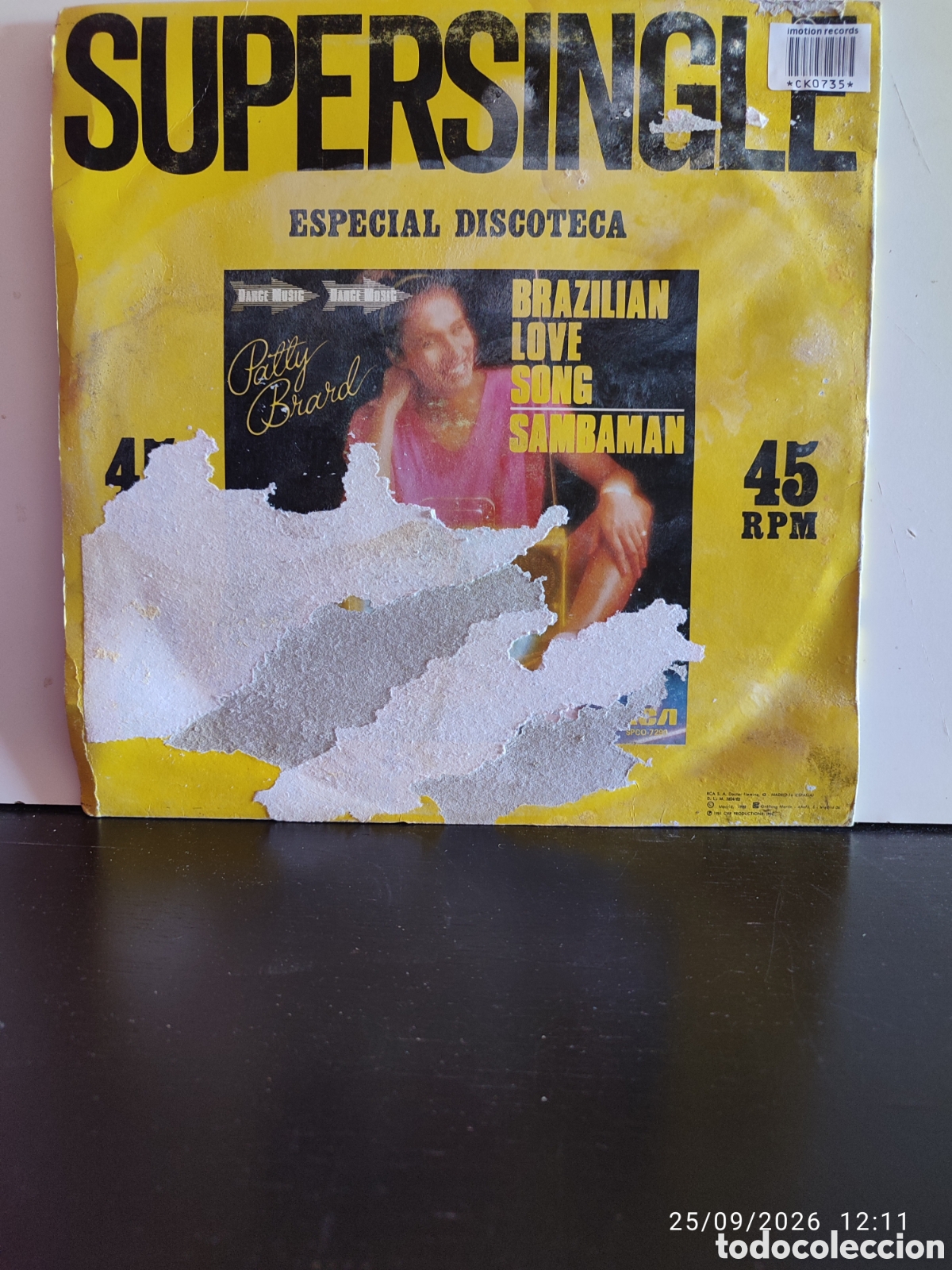 Discos de vinilo: Disco de vinilo CK0735 - Foto 2