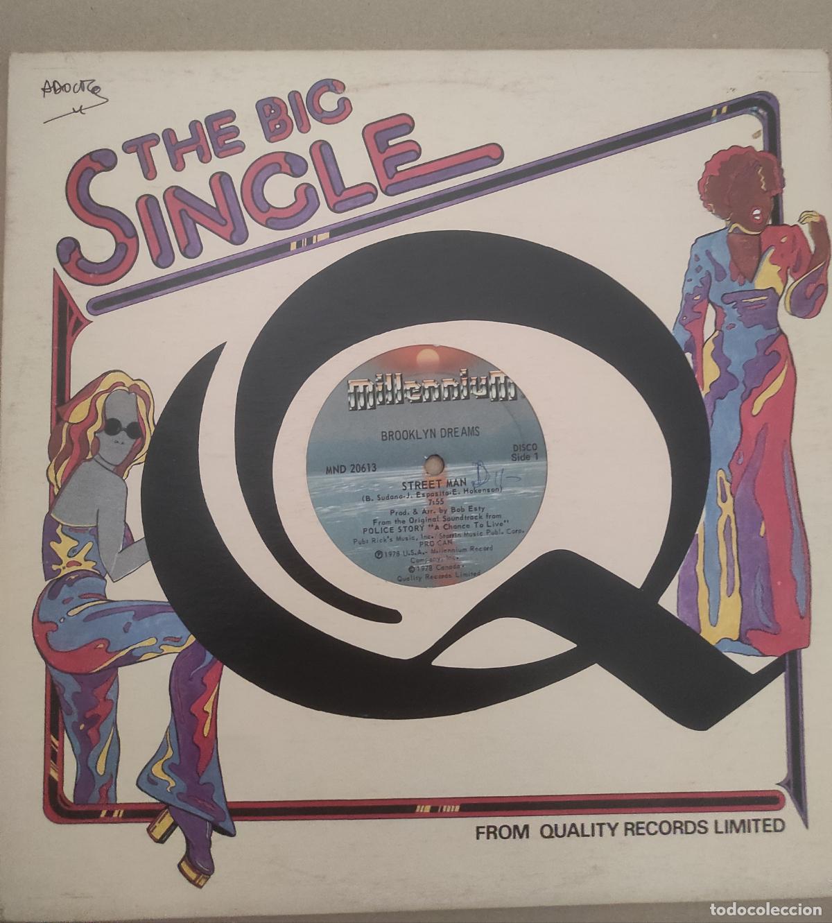 Discos de vinilo: Brooklyn Dreams &ndash; Street Man-MAXI-FUNK SOUL DISCO-USA-
