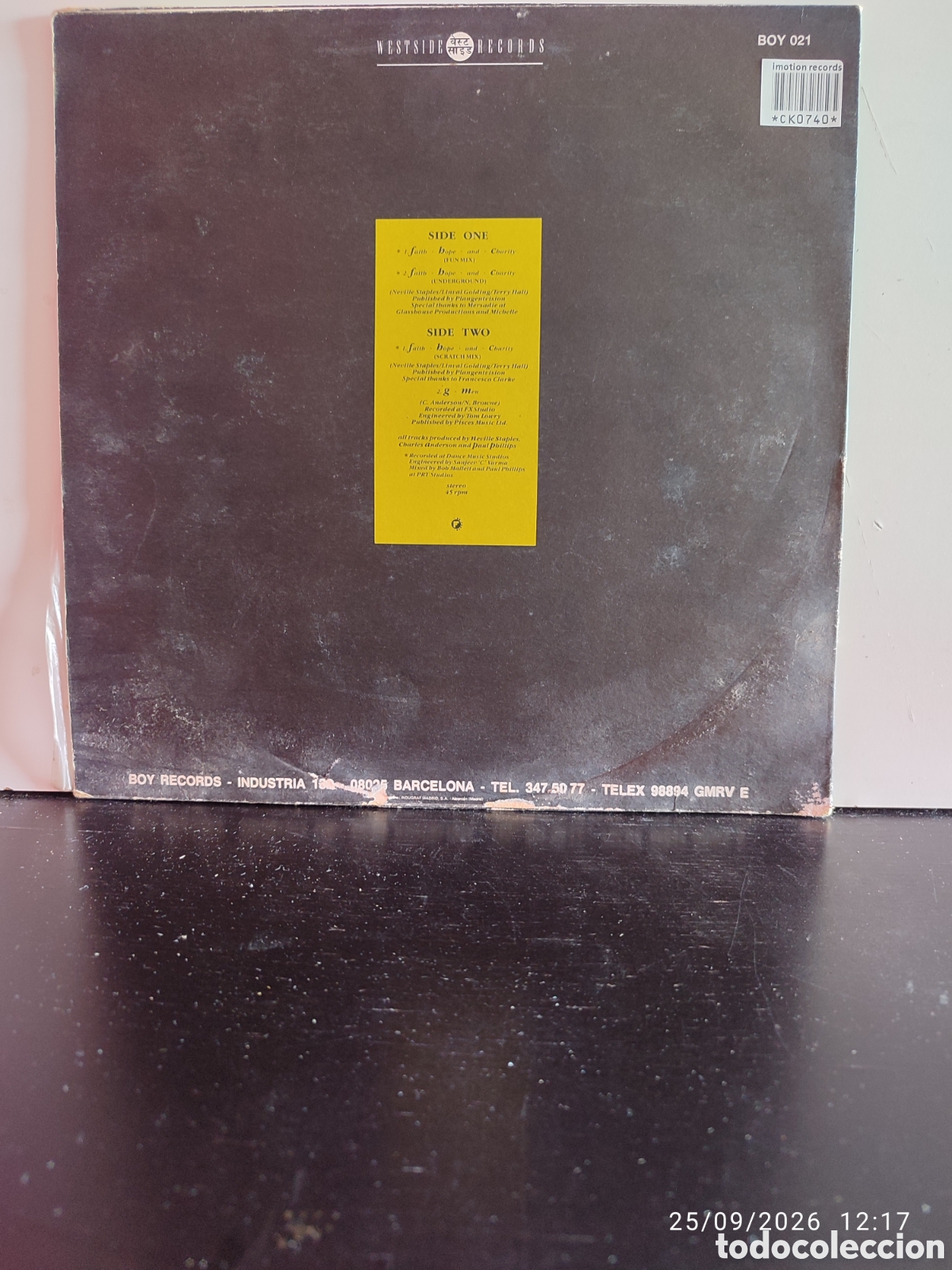 Discos de vinilo: Disco de vinilo CK0740 - Foto 2