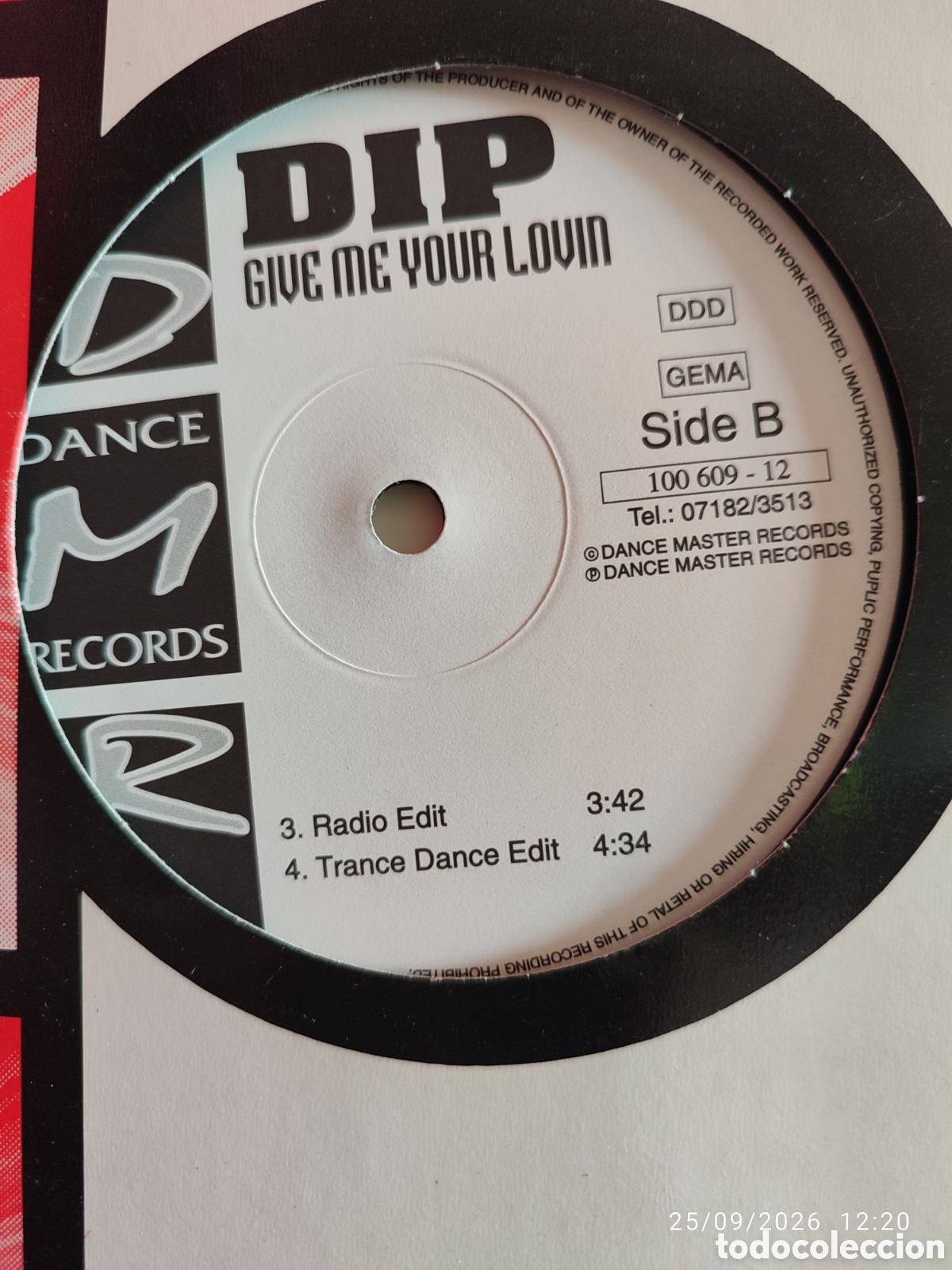 Discos de vinilo: DIP &ndash; Give Me Your Lovin - Foto 3