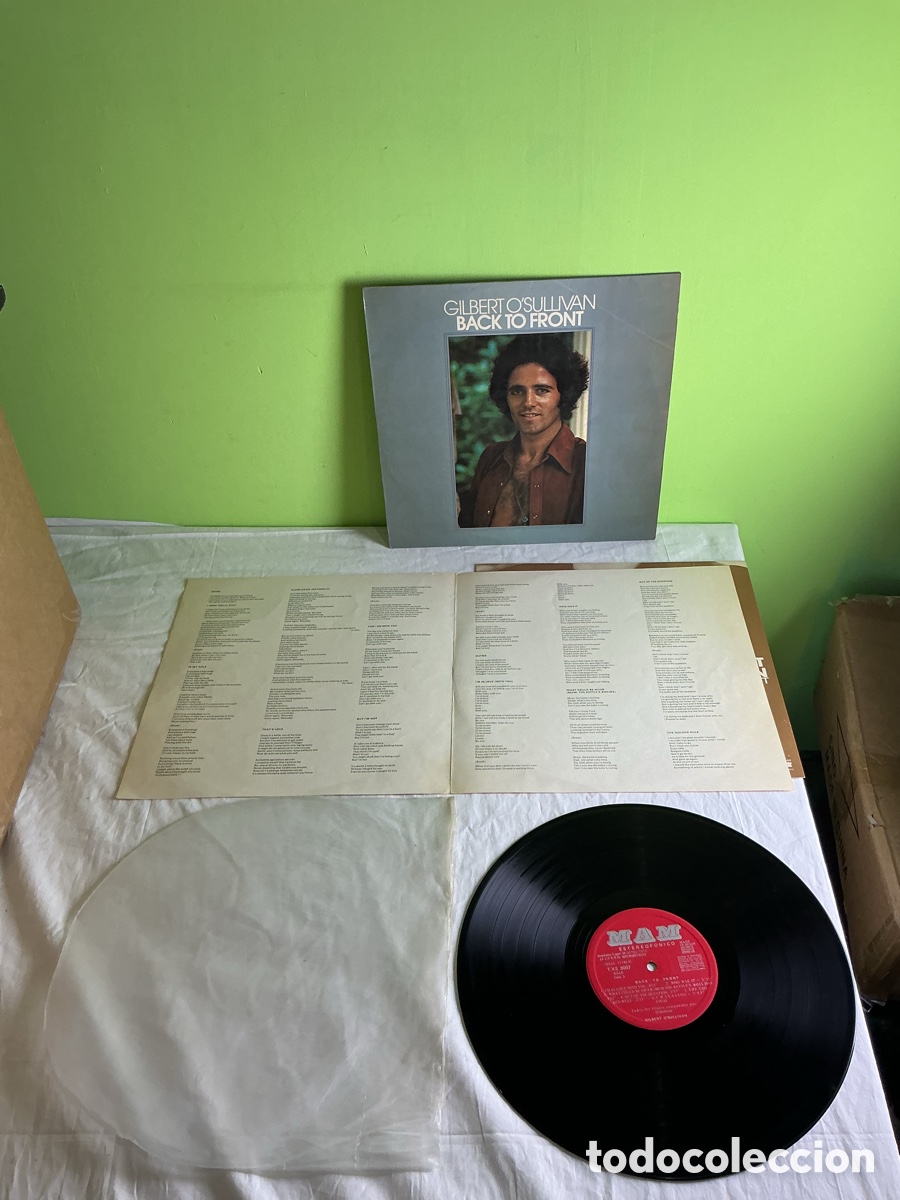 Discos de vinilo: Gilbert O&rsquo;Sullivan &ndash; Back to Front | LP MAM, 1972 - Foto 10