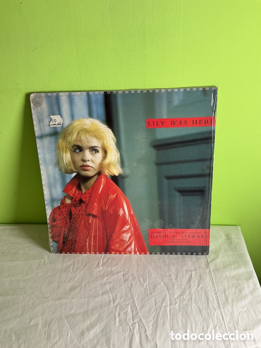 Discos de vinilo: David A. Stewart y Candy Dulfer &ndash; Lily Was Here | LP banda sonora, 1989