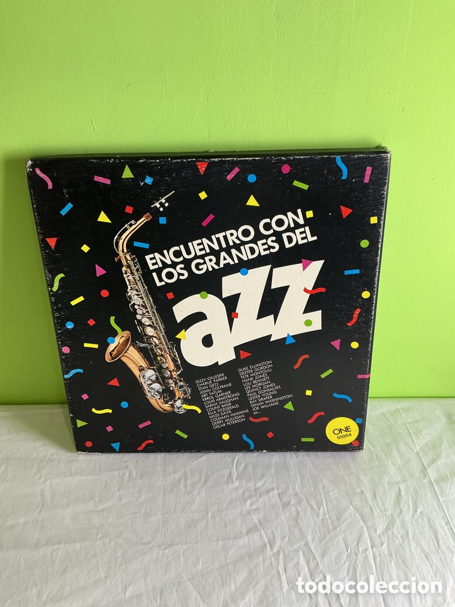 Discos de vinilo: Encuentro con los grandes del jazz &ndash; One | Caja de 3 LP, 1984