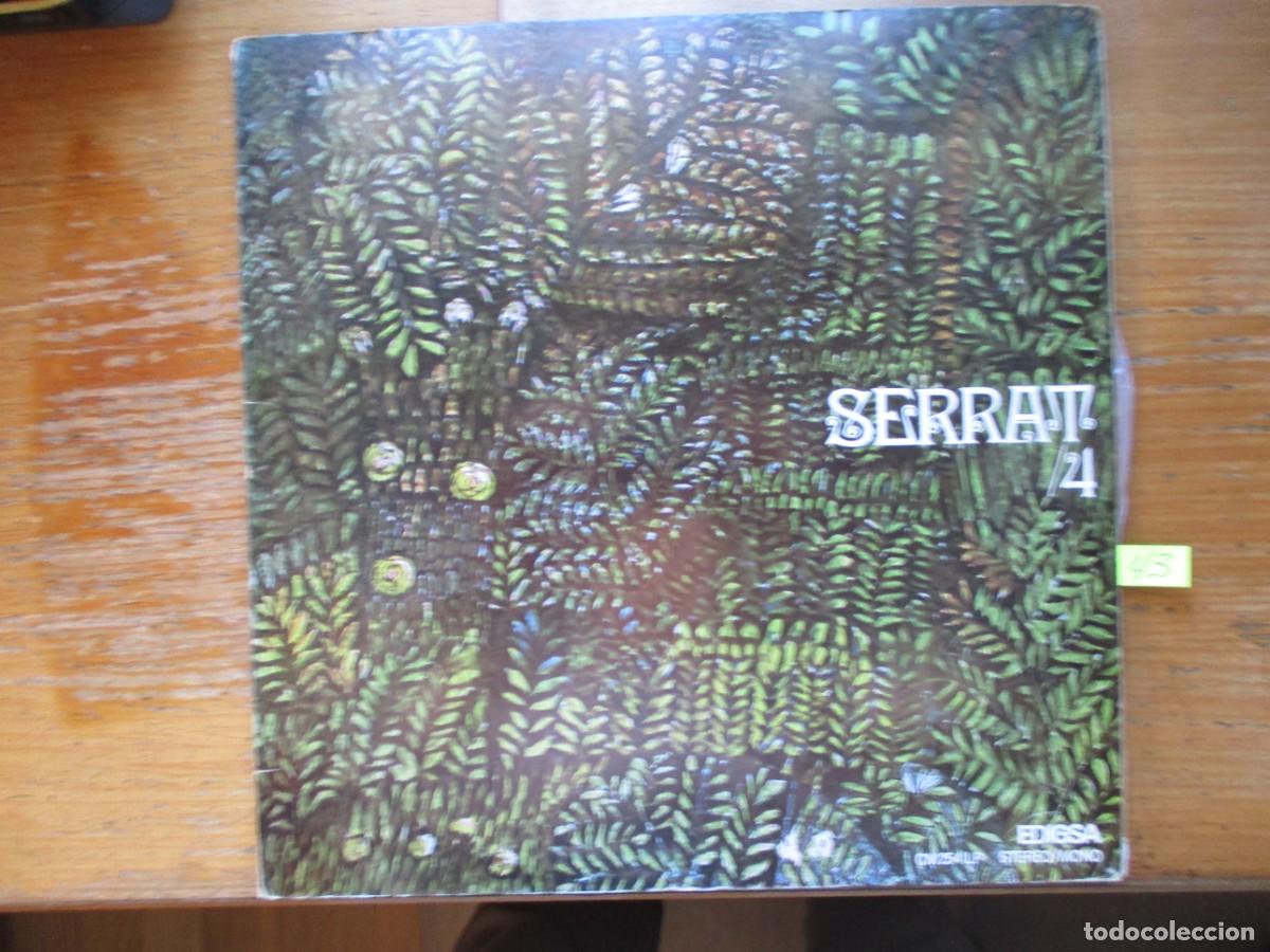 Discos de vinilo: DISCO LP ,JUAN MANUEL SERRAT , ALBUM 4 , VARIAS CANCIONES , BUEN ESTADO VER FOTOS