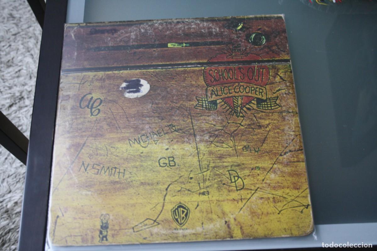 Discos de vinilo: ALICE COOPER, SCHOOL`S OUT, WARNER BROSS 1972 1&ordf; EDICI&Oacute;N , MADE IN USA.