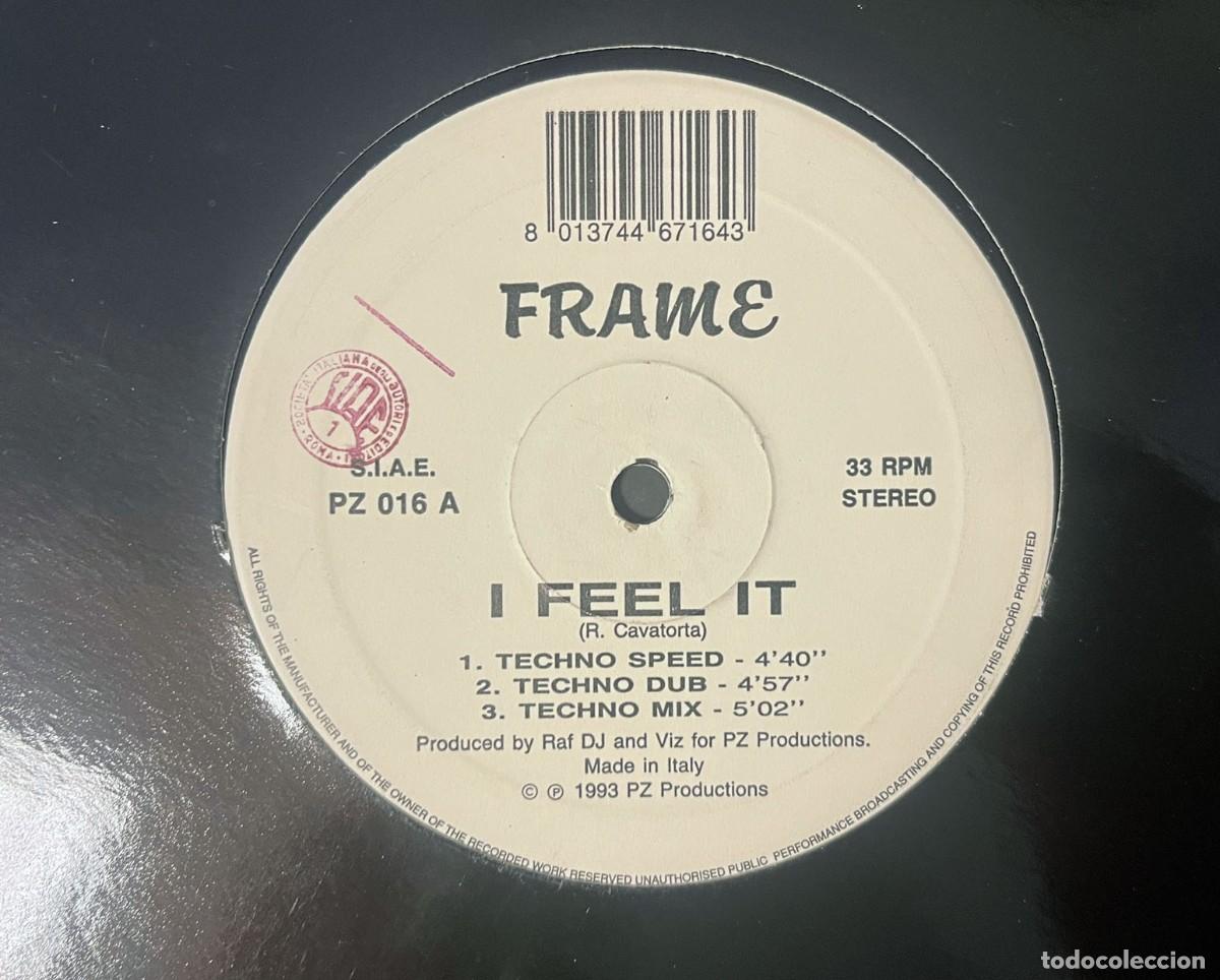 Discos de vinilo: Frame &ndash; I Feel It MAXI SINGLE 12&rdquo; - Foto 1