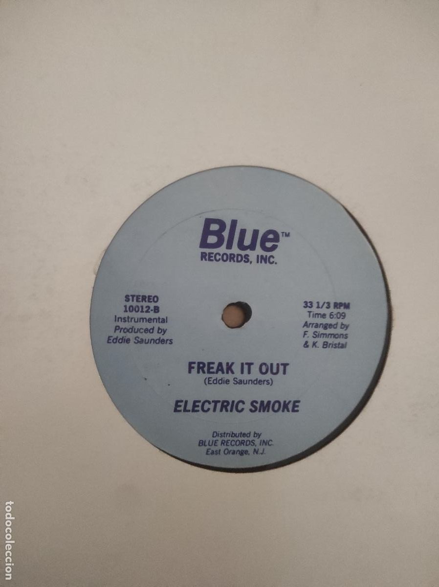 Discos de vinilo: Electric Smoke &ndash; Freak It Out-MAXI- ELECTRIC FUNK SOUL-USA-RARO!