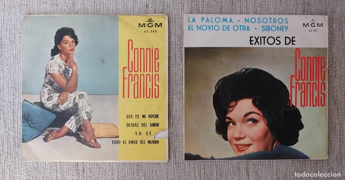 Discos de vinilo: 2 vinilos singles de Connie Francis