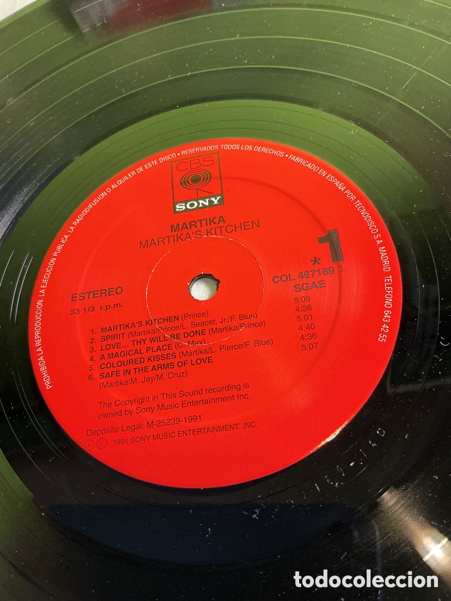 Discos de vinilo: Martika &ndash; Martika&rsquo;s Kitchen | LP vinilo con funda ilustrada - Foto 3