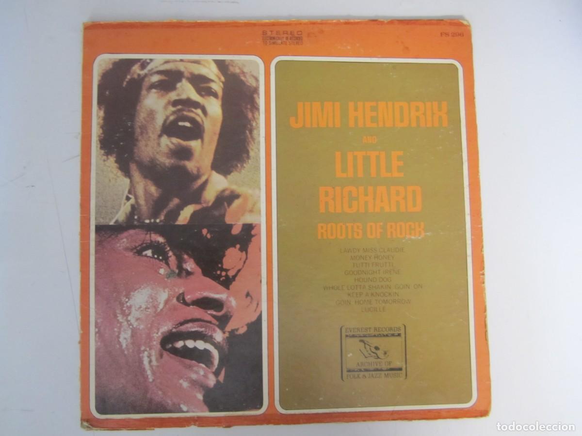 Discos de vinilo: disco vinilo jimi hendrix and little richard roots of rock
