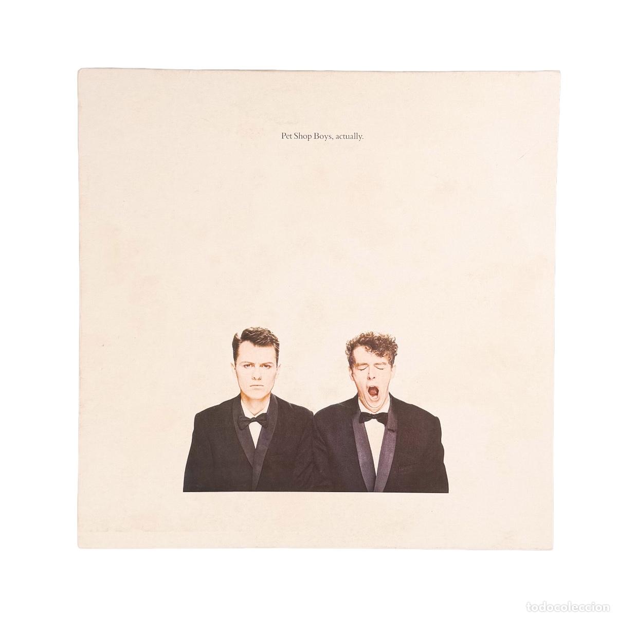LP. Pet Shop Boys. Actually (VG/VG+)