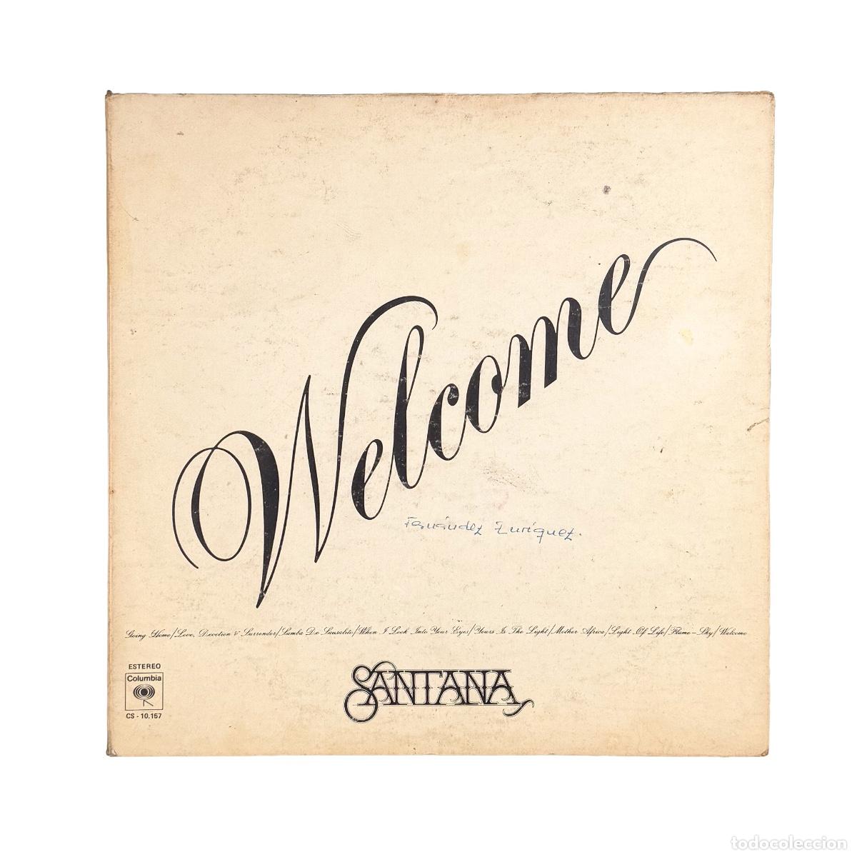 LP. Santana. Welcome (G+/G+)