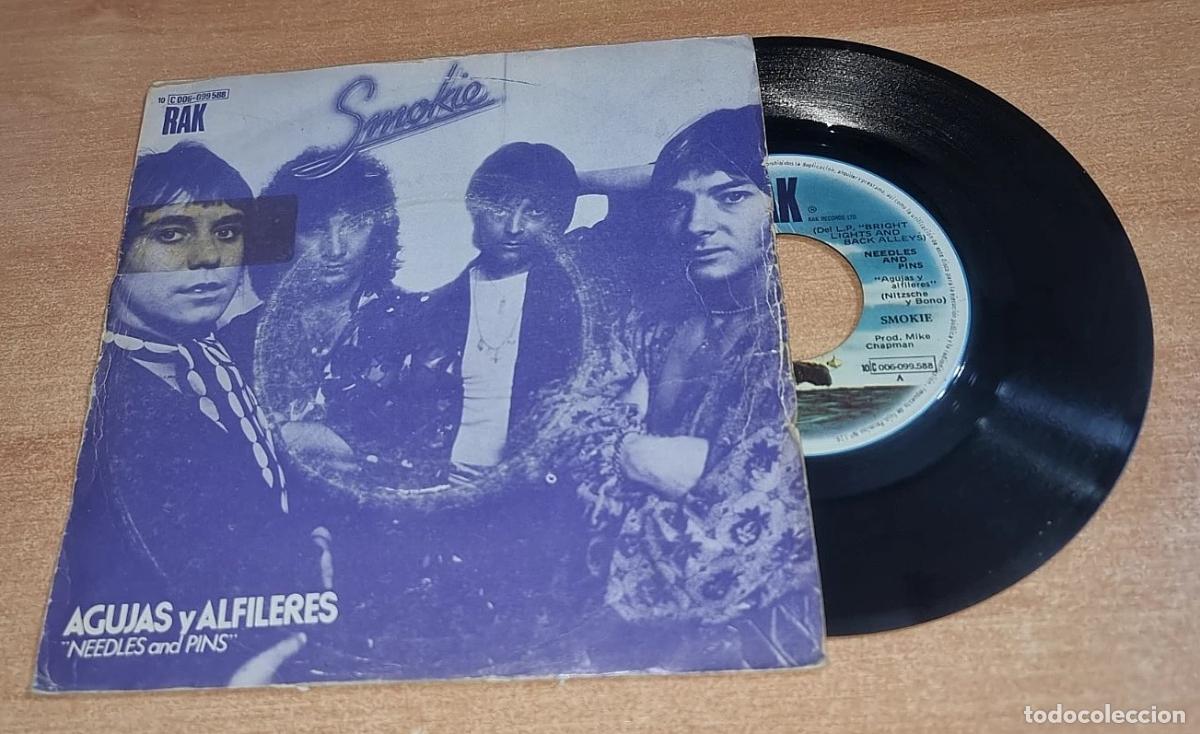 Discos de vinilo: SMOKIE Needles and pins 7&rdquo; SINGLE VINILO PROMO DEL A&Ntilde;O 1978 ESPA&Ntilde;A CONTIENE 2 TEMAS