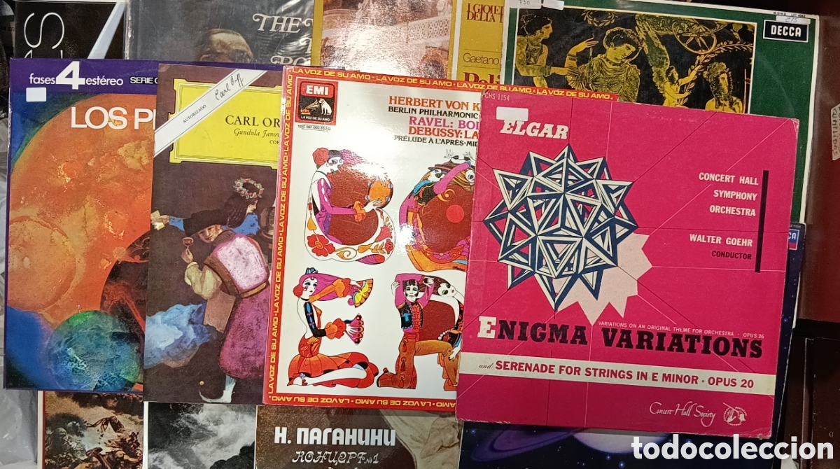 Discos de vinilo: LOTE 12 DISCOS M&Uacute;SICA CL&Aacute;SICA VARIADA