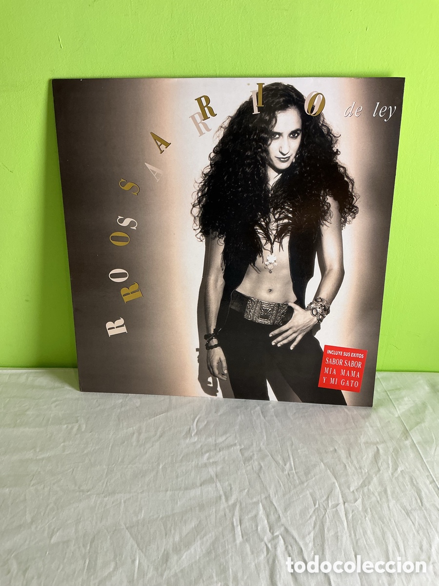 Discos de vinilo: Rosario Flores &ndash; De ley | LP 1992 con encarte