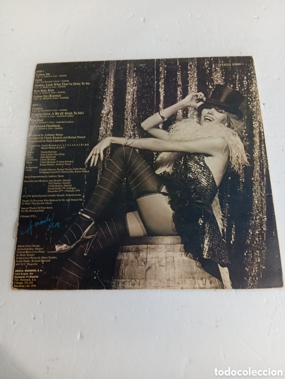 Discos de vinilo: Amanda Lear Sweet Revenge - Foto 2