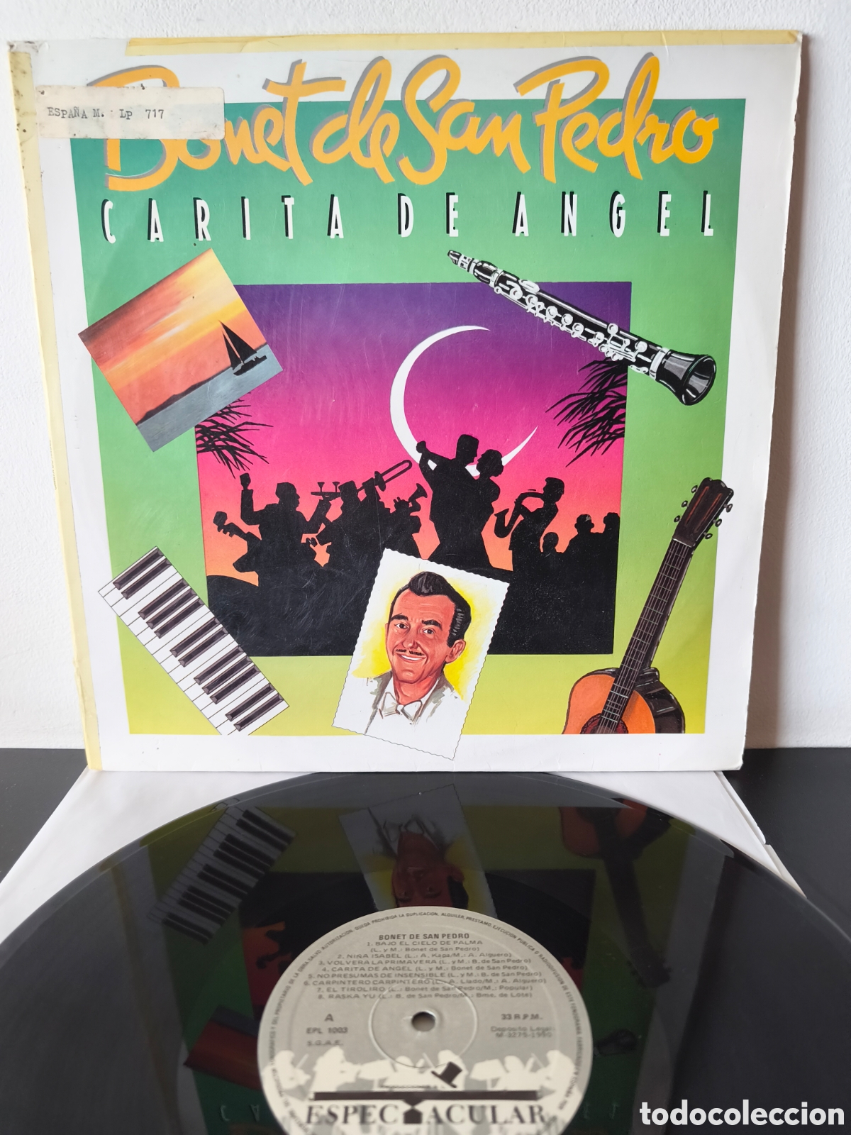 Discos de vinilo: Bunet de San Pedro Carita de &Aacute;ngel Label/Cat#: Ene &ndash; EPL 1060 Vinilo, LP, &Aacute;lbum Espa&ntilde;a Year:1984 X.X