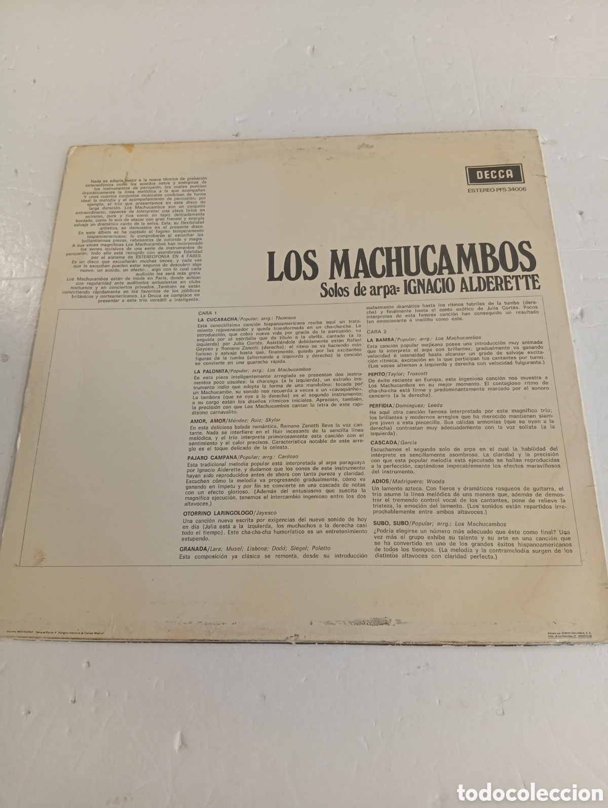 Discos de vinilo: Los Machucambos en 4 fases - Foto 2
