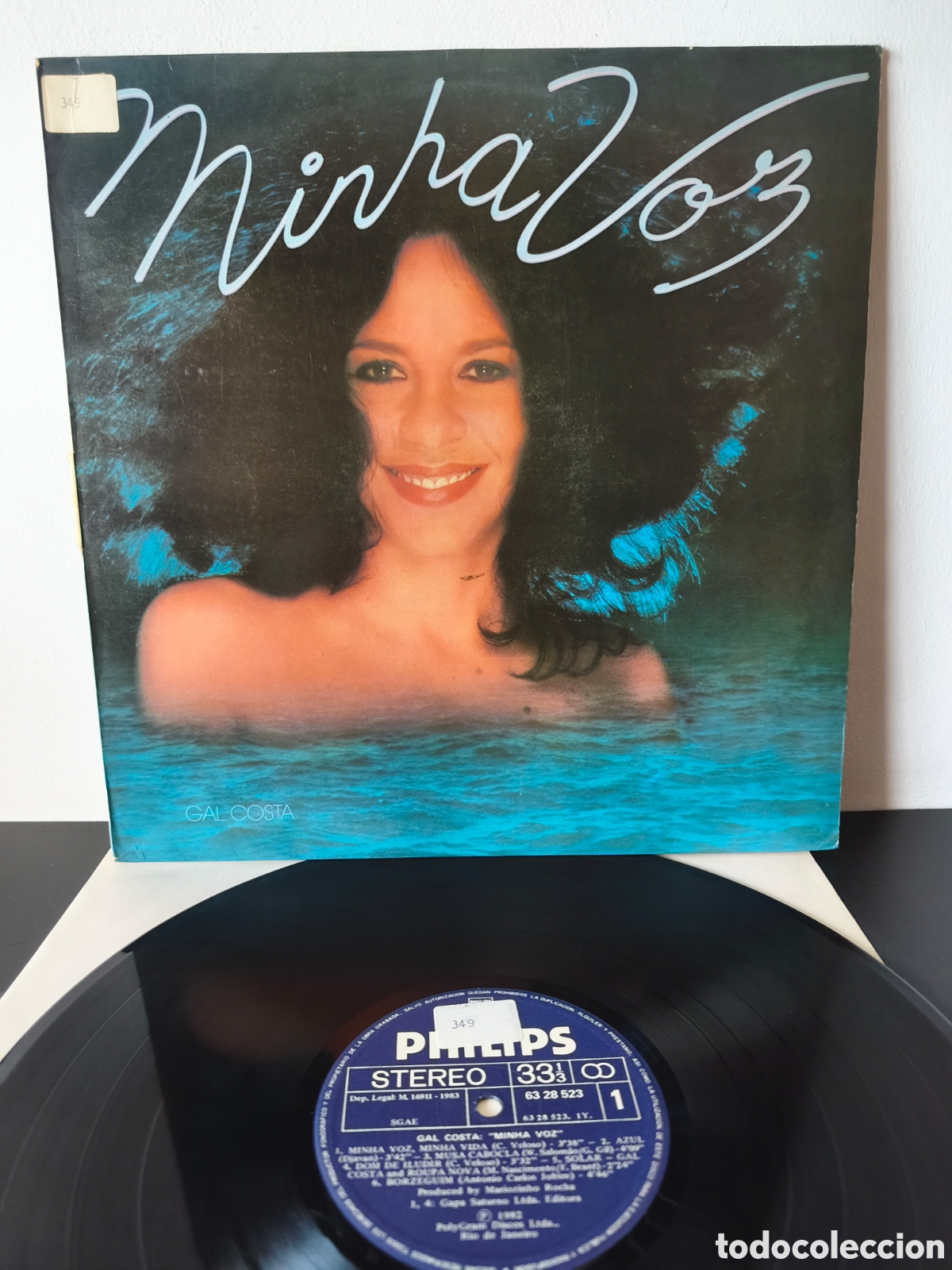 Discos de vinilo: Gal Costa Minha Voz Label/Cat#: Philips &ndash; 63 28 523 Vinilo, LP, &Aacute;lbum, Est&eacute;reo Espa&ntilde;a Year:1983. B.2