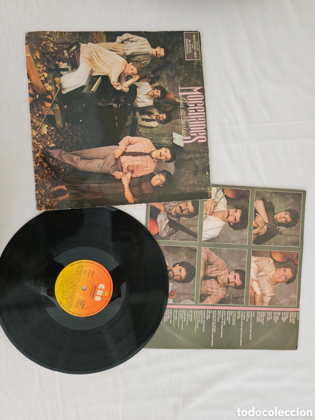 Discos de vinilo: LP vinilo vintage, Mocedades, La M&uacute;sica, CBS